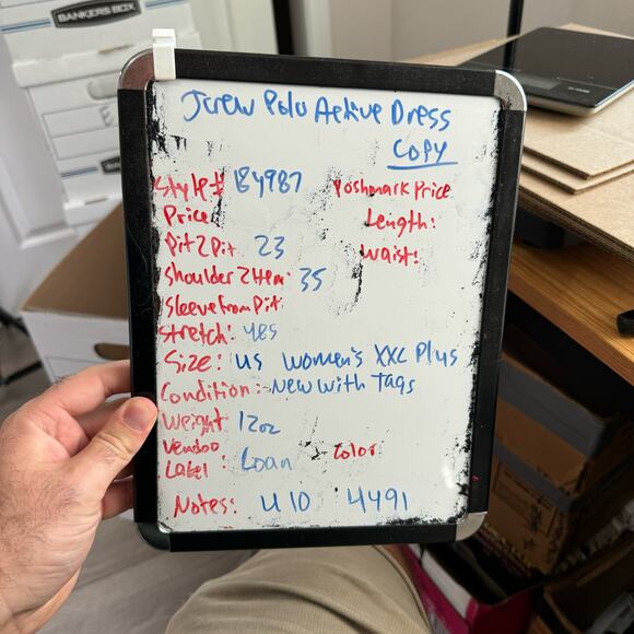 J Crew Polo Active Sleeveless Stretchy Pull On Mini Dress US Womens XXL Plus New - Picture 7 of 7